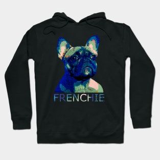 French bulldog colorful vintage style for frenchie lover Hoodie